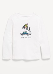 Old Navy Long-Sleeve Graphic T-Shirt for Toddler Girls