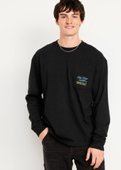 Old Navy Long-Sleeve Heavyweight Logo T-Shirt