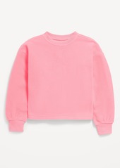 Old Navy Long-Sleeve Microfleece Crew-Neck Sweatshirt for Girls