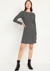 Old Navy Long-Sleeve Mini Swing Dress