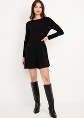 Old Navy Long-Sleeve Mini Swing Dress