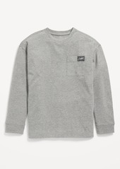 Old Navy Long-Sleeve Oversized Pocket T-Shirt for Boys