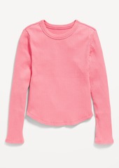 Old Navy Long-Sleeve Ribbed T-Shirt for Girls