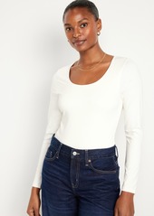 Old Navy Long-Sleeve Double-Layer Sculpting Bodysuit