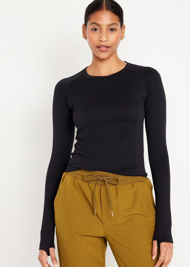Old Navy Long-Sleeve Seamless Performance Top
