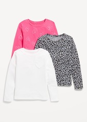 Old Navy Long-Sleeve Softest T-Shirt Variety 3-Pack for Girls