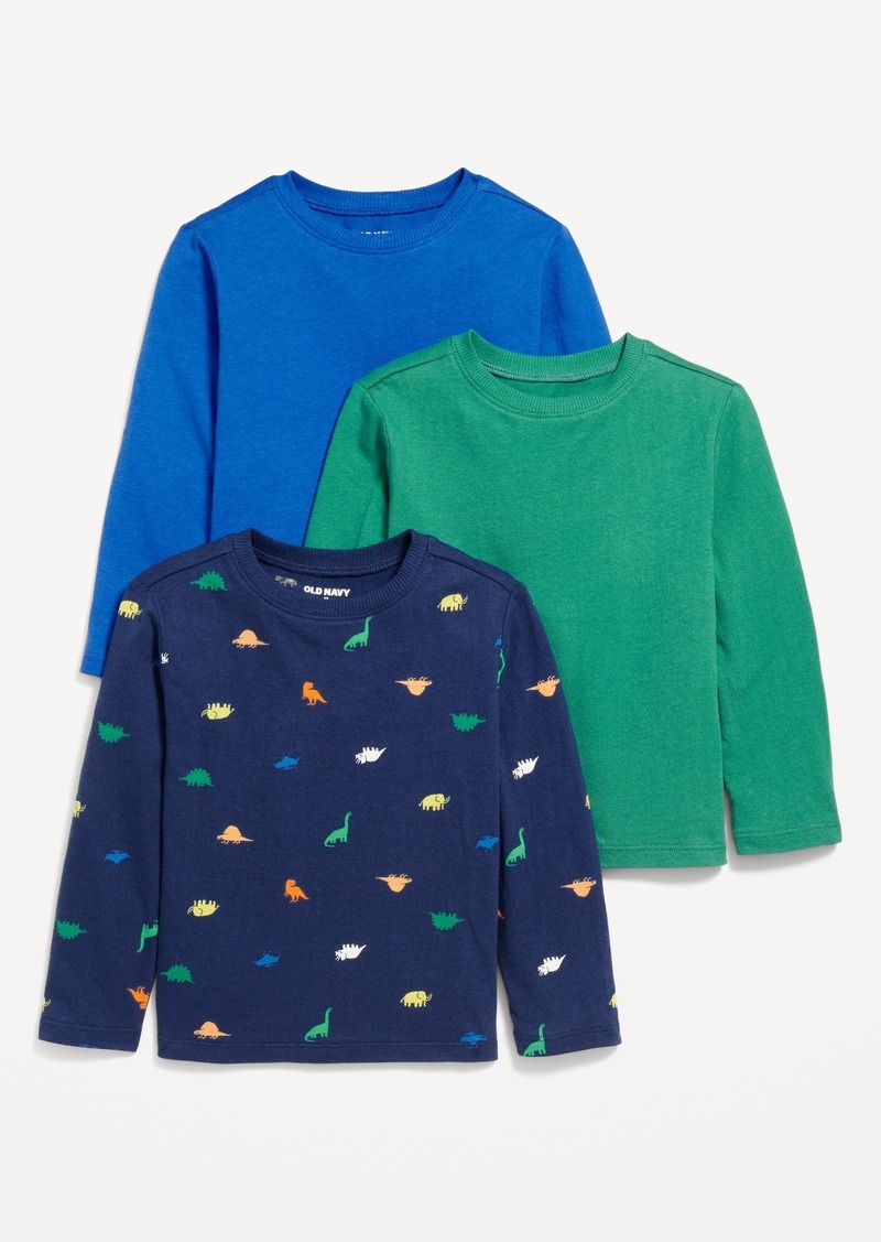 Old Navy Long-Sleeve T-Shirt 3-Pack for Toddler Boys