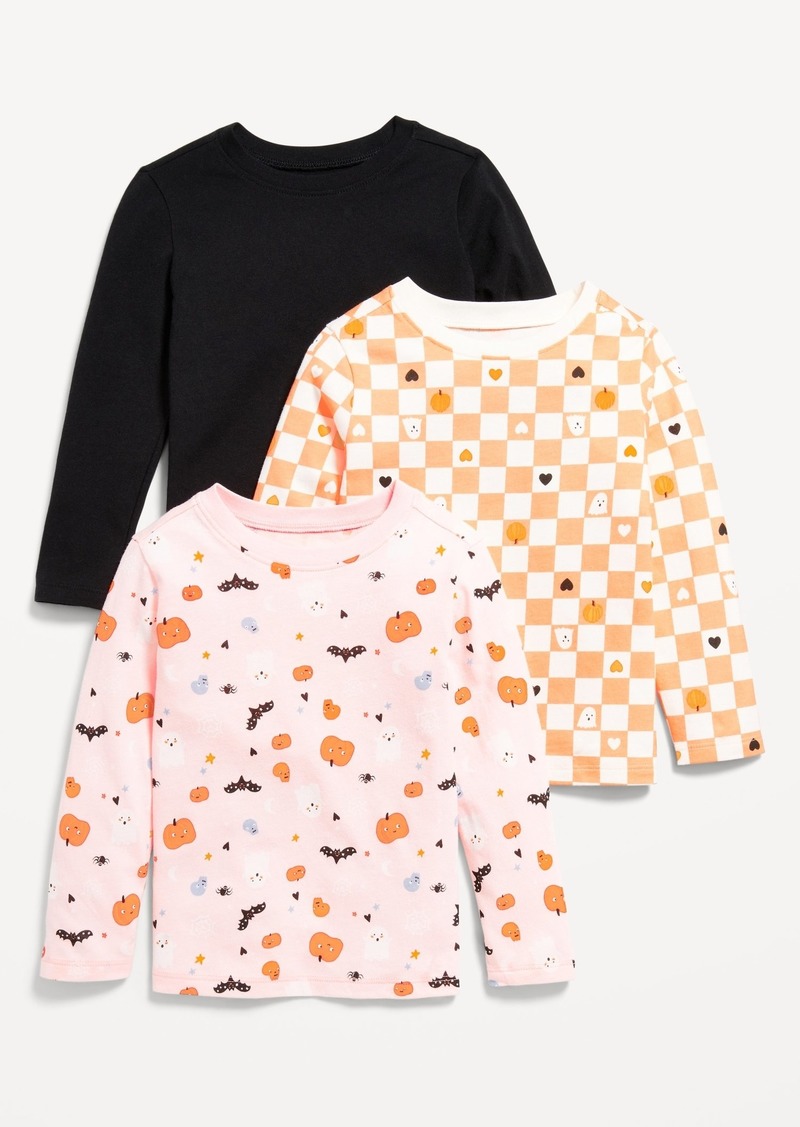 Old Navy Long-Sleeve T-Shirt 3-Pack for Toddler Girls