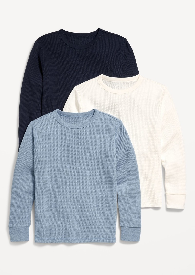 Old Navy Long-Sleeve Thermal-Knit T-Shirt 3-Pack for Boys