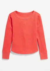 Old Navy Long-Sleeve Thermal-Knit T-Shirt for Girls