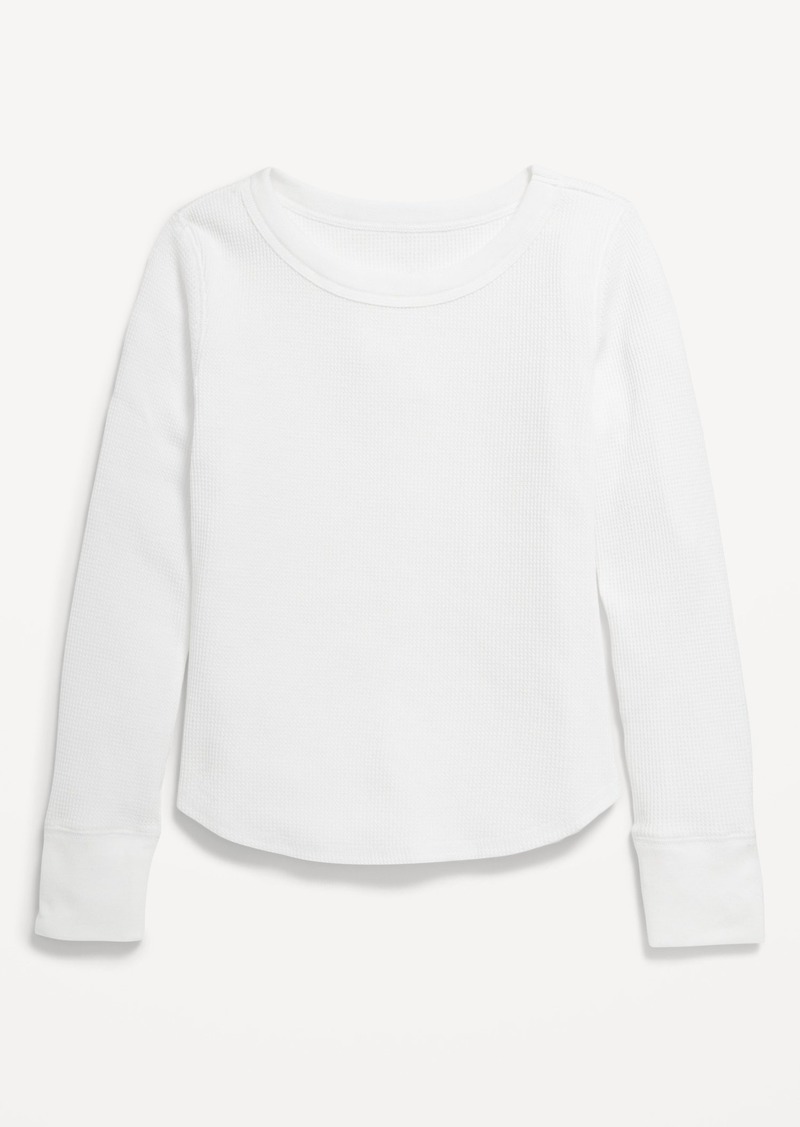 Old Navy Long-Sleeve Thermal-Knit T-Shirt for Girls