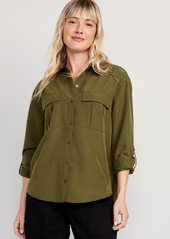 Old Navy Button-Down Utility Shirt
