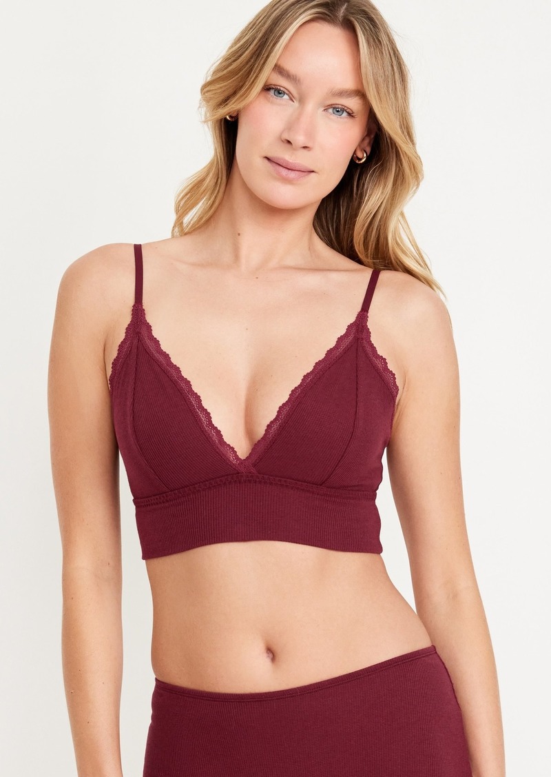 Old Navy Longline Waffle Bralette