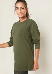 Old Navy Loose-Fit French-Terry Crew-Neck Tunic for Women