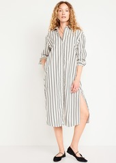 Old Navy Loose Midi Shirt Dress