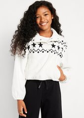 Old Navy Loose Mock-Neck Performance Microfleece Top for Girls