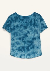 Old Navy Loose Specially Dyed Easy V-Neck Tee for Women