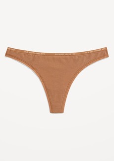 Old Navy Low-Rise Logo Graphic Thong Underwear