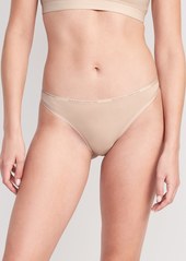 Old Navy Low-Rise Logo Graphic Thong Underwear