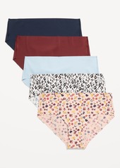 Old Navy Low-Rise No-Show Hipster Underwear 5-Pack