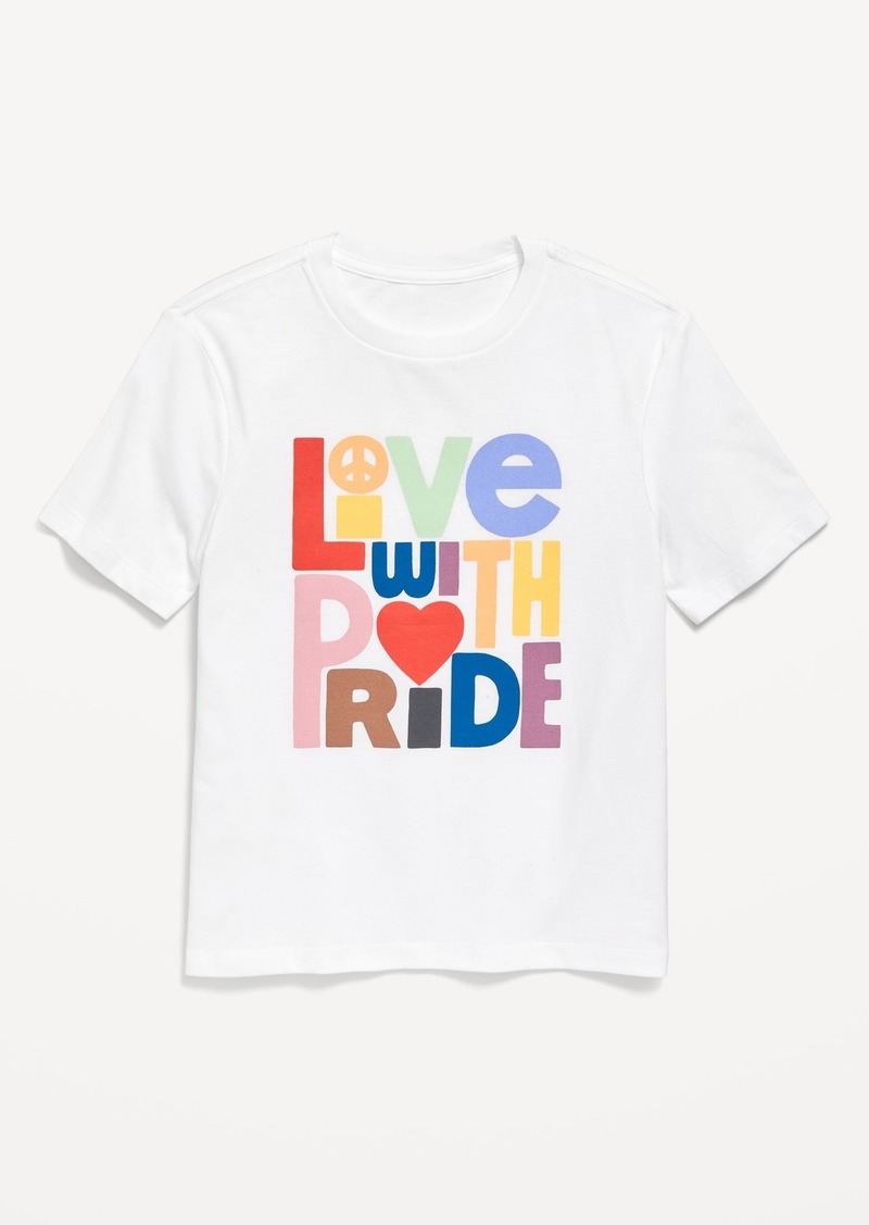 Old Navy Matching Gender-Neutral Pride Graphic T-Shirt for Kids