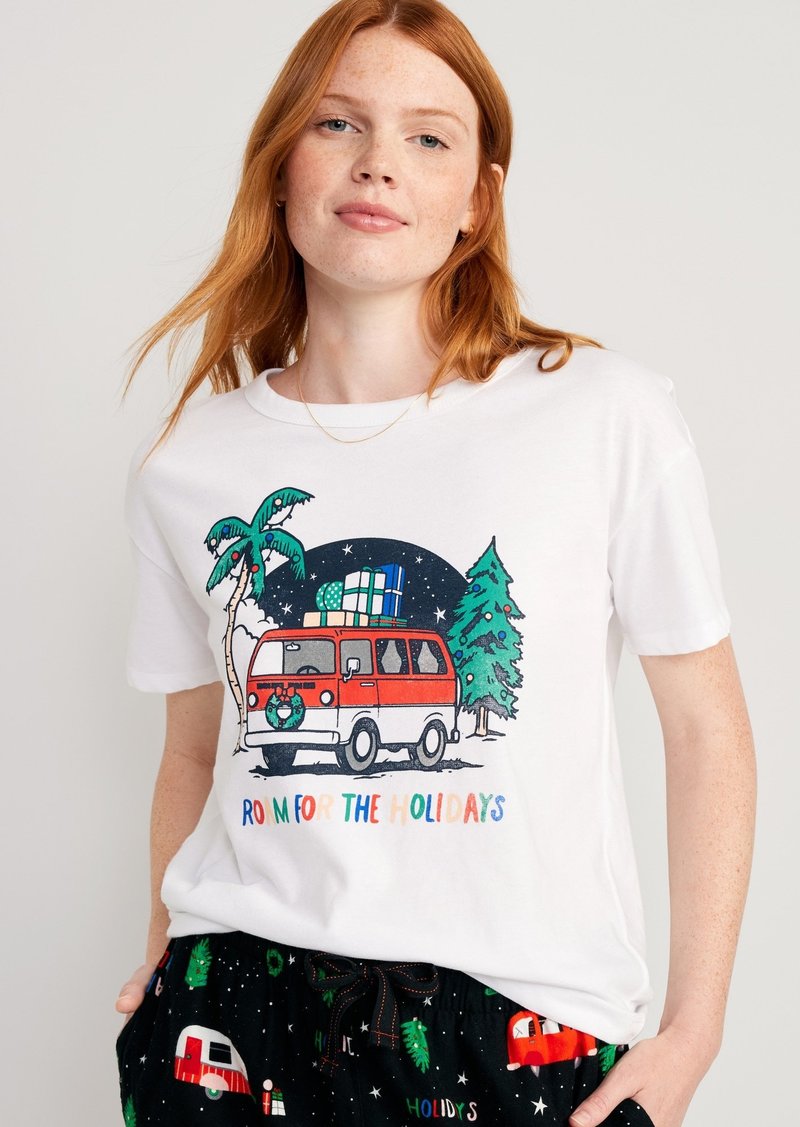 Old Navy Matching Holiday-Graphic T-Shirt