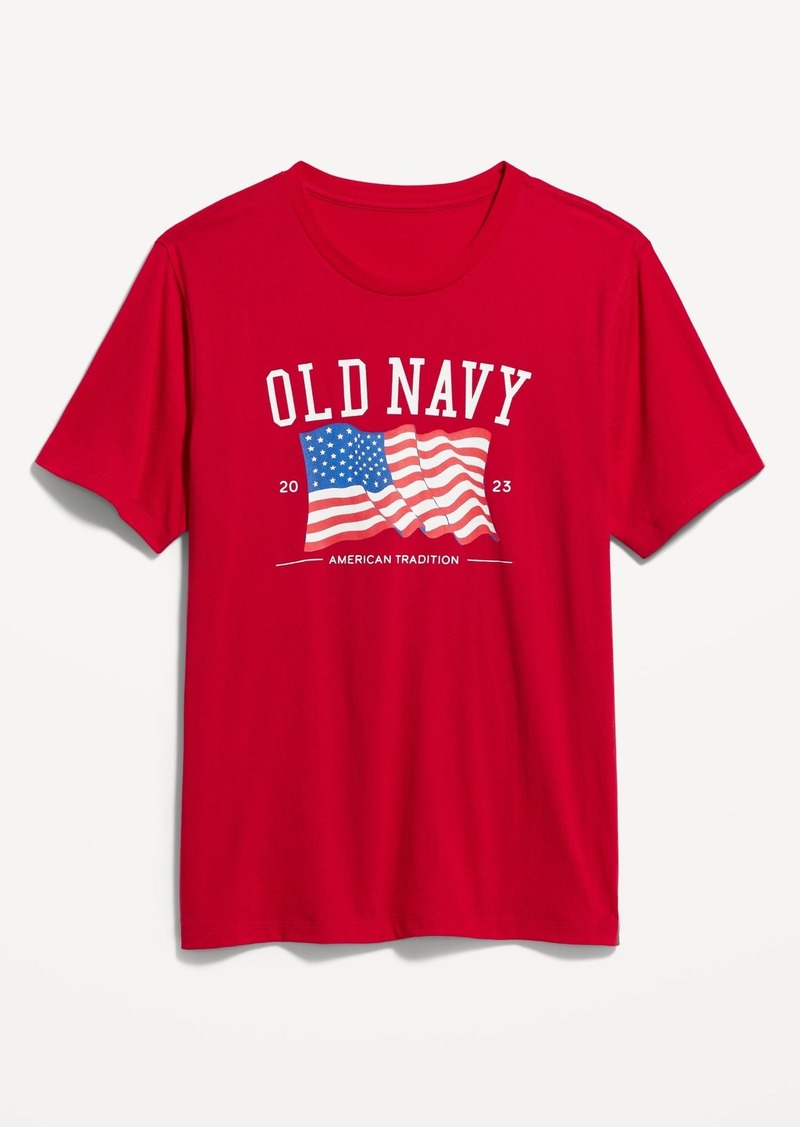 "Matching ""Old Navy"" Flag Graphic T-Shirt"