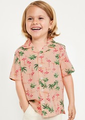Old Navy Matching Printed Short-Sleeve Camp Shirt for Toddler Boys