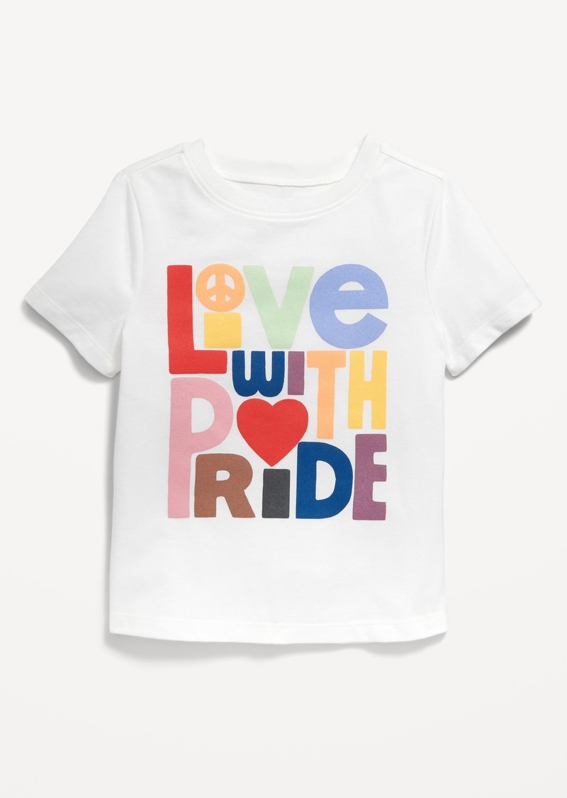 Old Navy Matching Unisex Pride Graphic T-Shirt for Toddler
