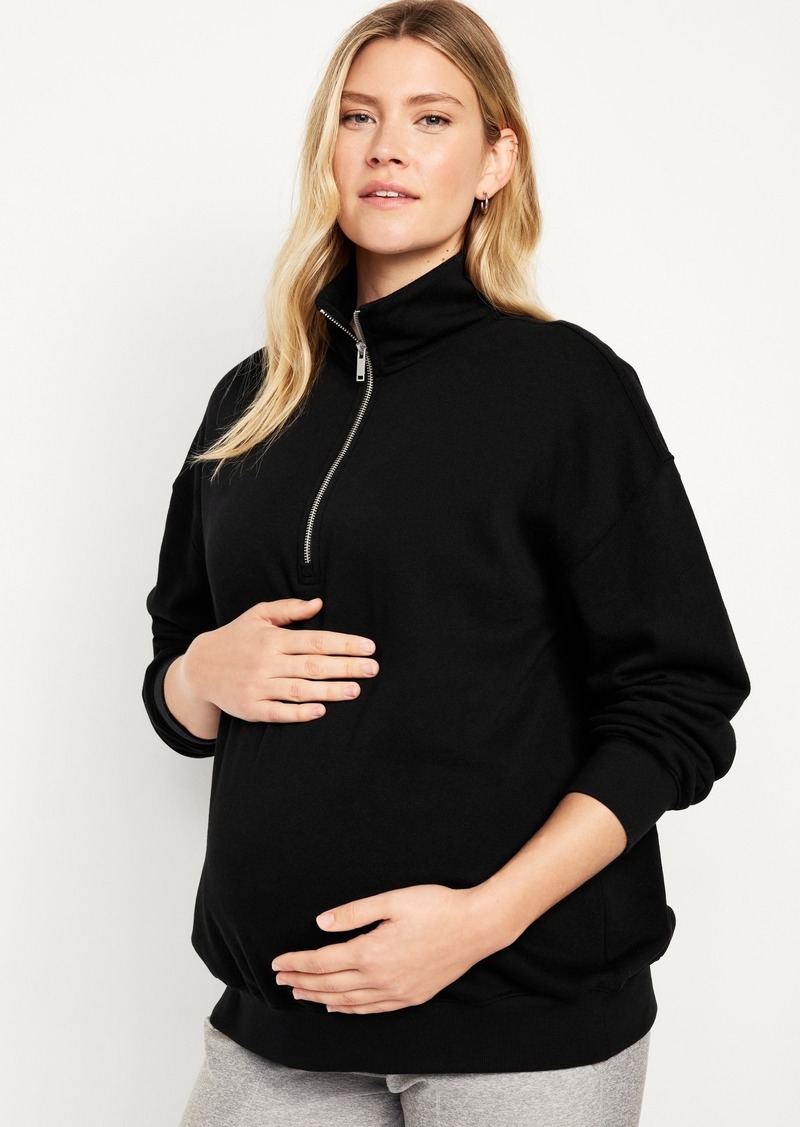 Old Navy Maternity 1/2-Zip Pullover Tunic