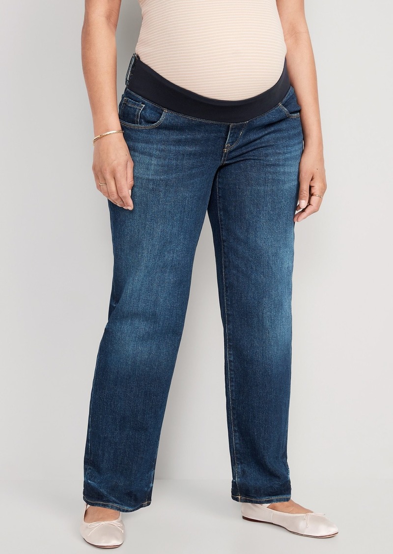 Old Navy Maternity Front Low-Panel OG Loose Jeans