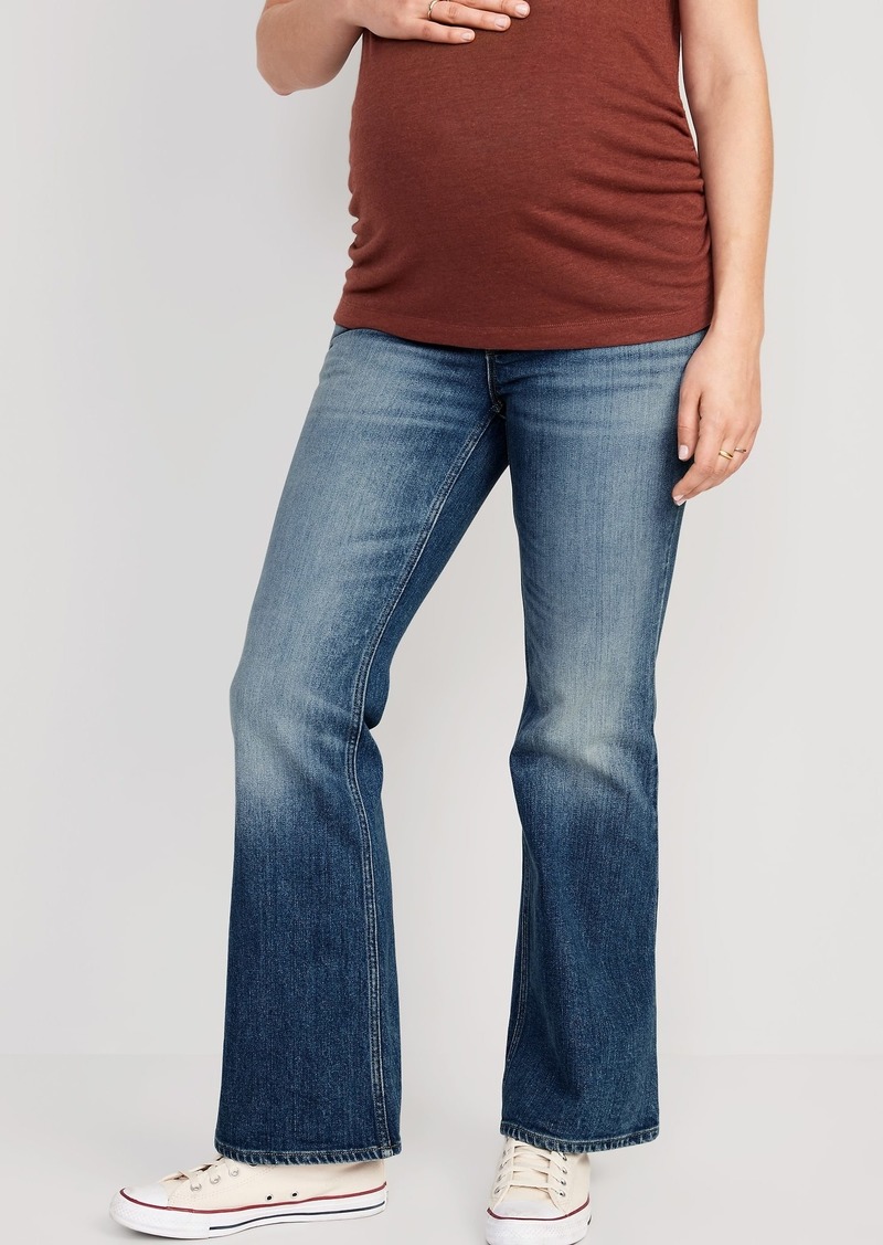Old Navy Maternity Full-Panel Flare Jeans