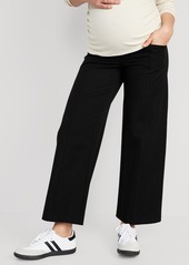 Old Navy Maternity Full-Panel Pixie Wide Leg Pants