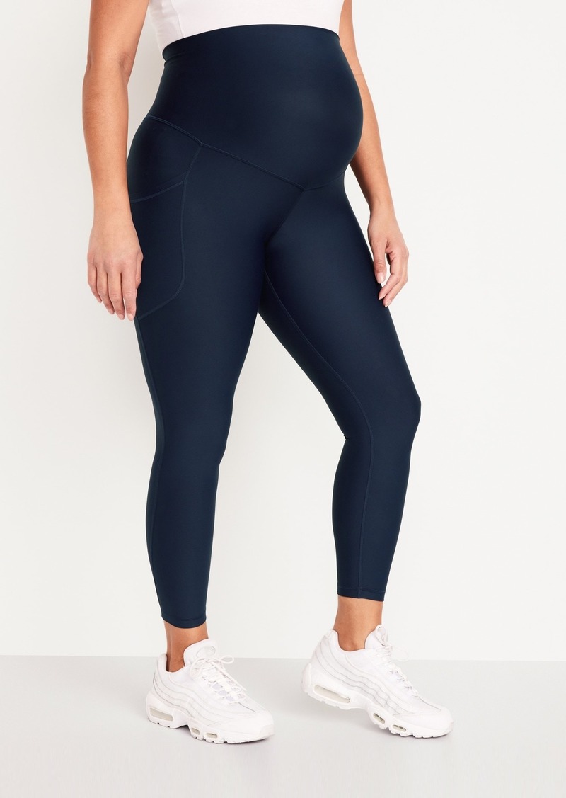 Old Navy Maternity Full-Panel PowerSoft 7/8 Leggings