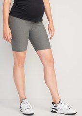Old Navy Maternity Full Panel PowerSoft Biker Shorts -- 8-inch inseam