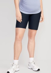 Old Navy Maternity Full Panel PowerSoft Biker Shorts -- 8-inch inseam