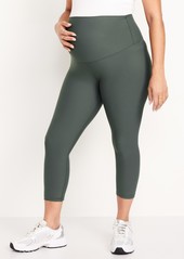 Old Navy Maternity Full-Panel PowerSoft Crop Leggings