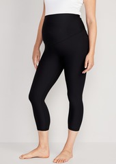 Old Navy Maternity Full-Panel PowerSoft Crop Leggings