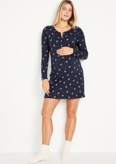 Old Navy Maternity Henley Nightgown