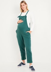 Old Navy Maternity Knotted-Strap Fleece Overalls