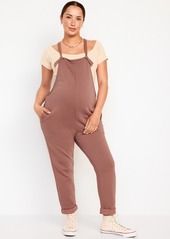 Old Navy Maternity Knotted-Strap Fleece Overalls