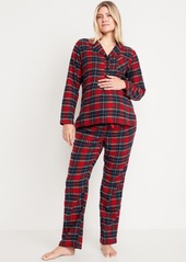 Old Navy Maternity Matching Flannel Pajama Set