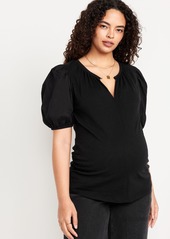 Old Navy Maternity Puff-Sleeve Top