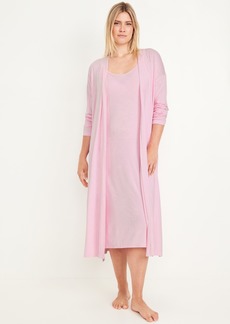 Old Navy Maternity Robe and Nursing Nightgown Set