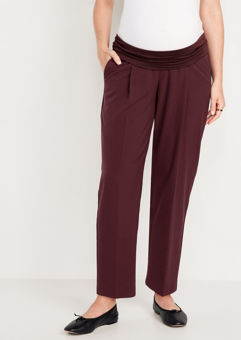 Old Navy Maternity Rollover-Waist Billie Trouser