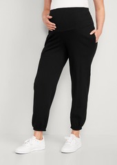 Old Navy Maternity Rollover-Waist Jogger Sweatpants
