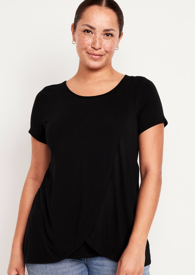 Old Navy Maternity Scoop Neck Nursing T-Shirt