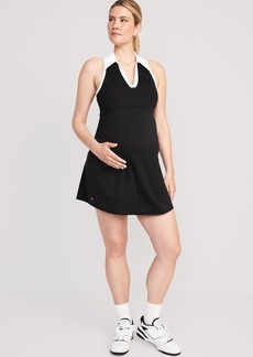 Old Navy Maternity Sleeveless PowerSoft Polo Mini Dress