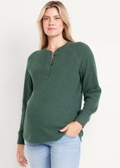 Old Navy Maternity Waffle Henley