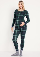 Old Navy Maternity Waffle Pajama Set